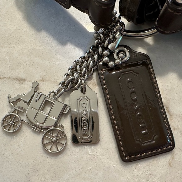 Coach Hobo Shoulder Bag Soho Brown Signature - Picture 2 of 7